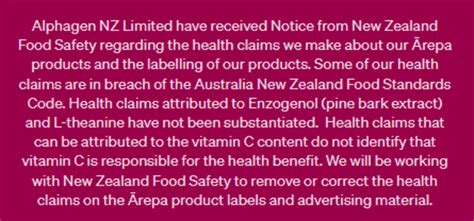 Regulator MPI says popular ‘brain drink’ Ārepa’s health claims .